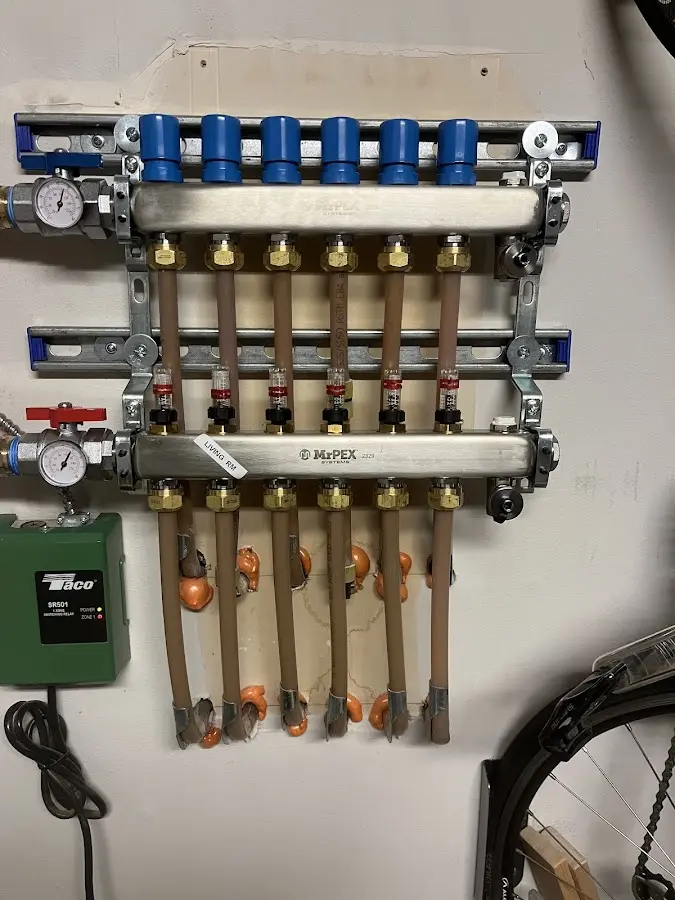 Plumber performing Leak Detection at a residential property in Middleton